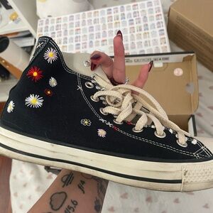 Converse Beige High-Top Sneakers